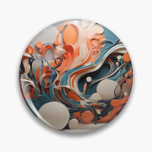 Item preview, Abstract shapes and organic forms dynamic Art. designed and sold by Creative Bard.
