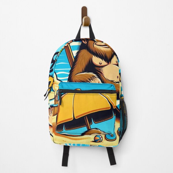 Item preview, Cartoon Bigfoot "Life's a Beach" designed and sold by Zestpond.