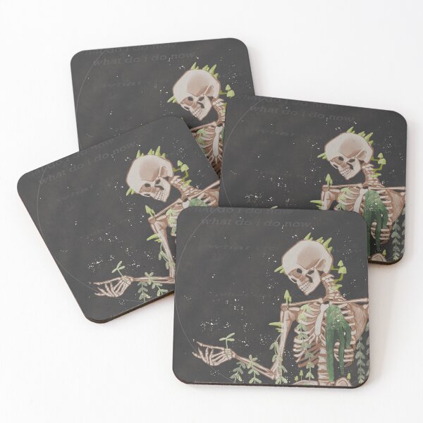 Item preview, Contemplating overgrown skeleton  designed and sold by Logieart.