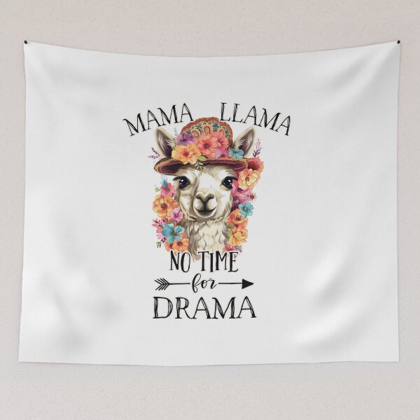 Item preview, Mama Llama No Time For Drama  designed and sold by Driftwood Spirits.