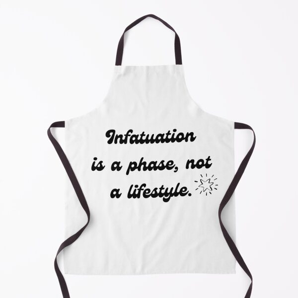 Item preview, infatuation is a phase not a lifestyle sticker designed and sold by kristineamae.