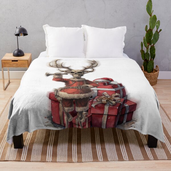 Item preview, Santa reindeer skull gifts designed and sold by Mohamedeinoo.
