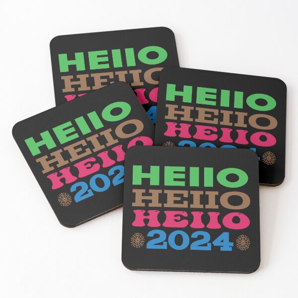 Item preview, Hello hello hello 2024, A Happy New Year! designed and sold by Cerulean-Shop.