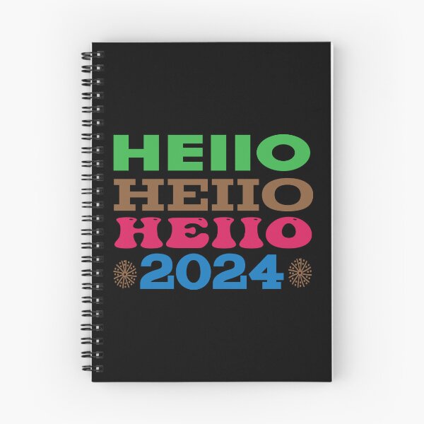Item preview, Hello hello hello 2024, A Happy New Year! designed and sold by Cerulean-Shop.