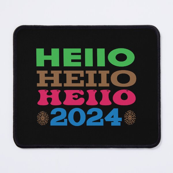 Item preview, Hello hello hello 2024, A Happy New Year! designed and sold by Cerulean-Shop.