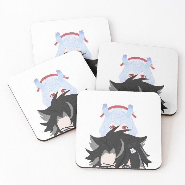 Item preview, Genshin Impact Wriothesley and Sigewinne (no background) designed and sold by ugh-lines.