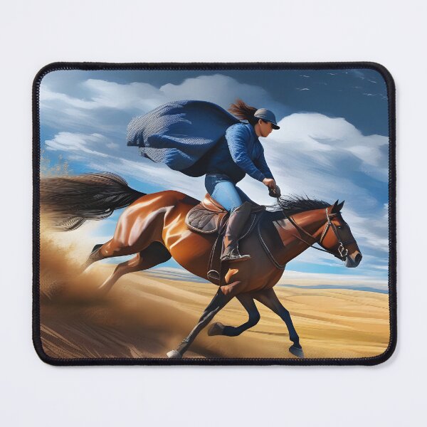 Item preview, Guy with no eyes riding a horse with five legs designed and sold by My Artprintz.
