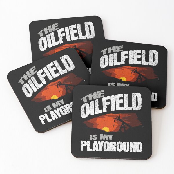 Item preview, The Oilfield Is My Playground Oilfield Worker Oil Rig Oilman Roughneck Vintage Style designed and sold by HosvPrint .s.