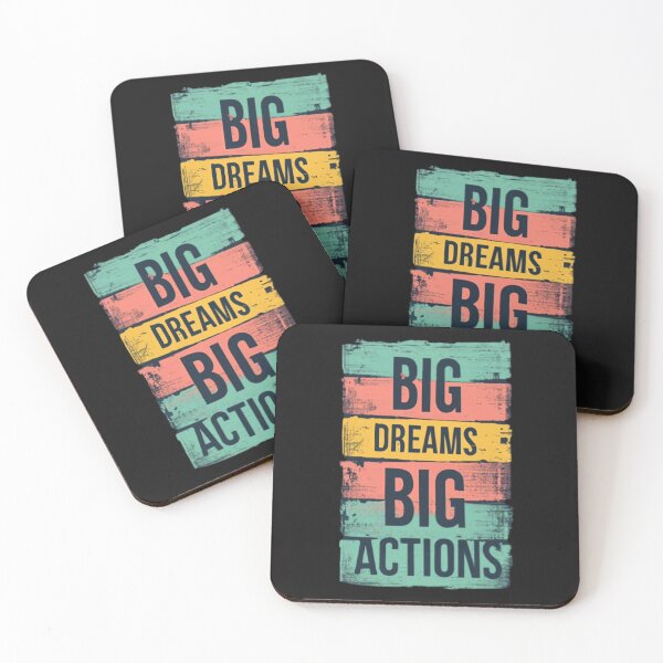 Item preview, Big Dreams Big Actions designed and sold by MillenniumDrip.
