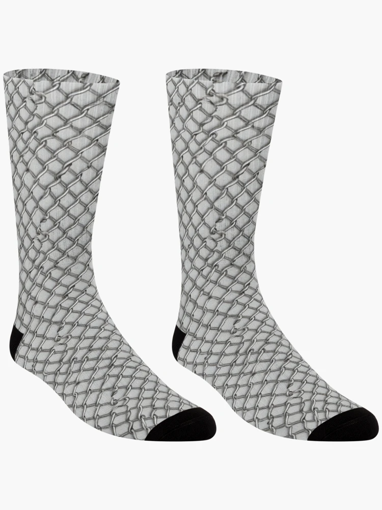 Thumbnail 3 of 5, Socks, Chain Link Pattern designed and sold by Patternliss.
