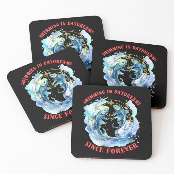 Item preview, Swimming In Daydreams Since Forever. pisces quote designed and sold by ZodiacWonders.