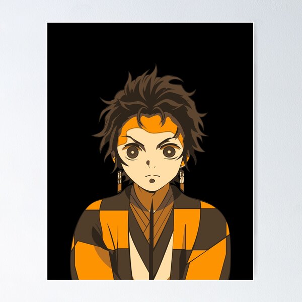 Tanjiro Kamado Kimetsu No Yaiba Manga Guardianes Demon Salyer Noche Anime  Pilar Na Matte Finish Poster Paper Print - Animation & Cartoons posters in  India - Buy art, film, design, movie, music