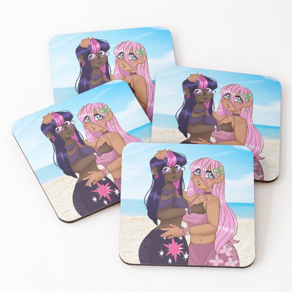 Item preview, Twilight & Fluttershy Human Design designed and sold by CloudysWorkshop.