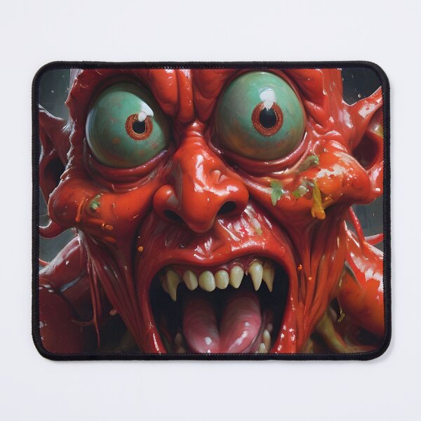 Item preview, The Scary Chili Pepper Monster designed and sold by TheArtOfPat.