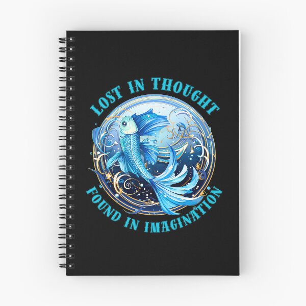 Item preview, Lost In Thought, Found In Imagination. pisces sign designed and sold by ZodiacWonders.