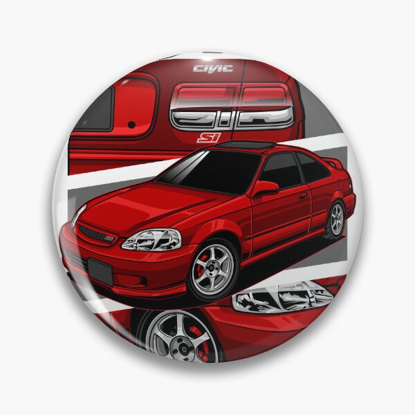 Item preview, Honda Civic Si 2000 Red designed and sold by vektoranda.