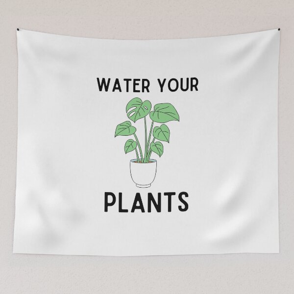 Item preview, Plants Water Reminder designed and sold by QUOTABLE STICKERS.