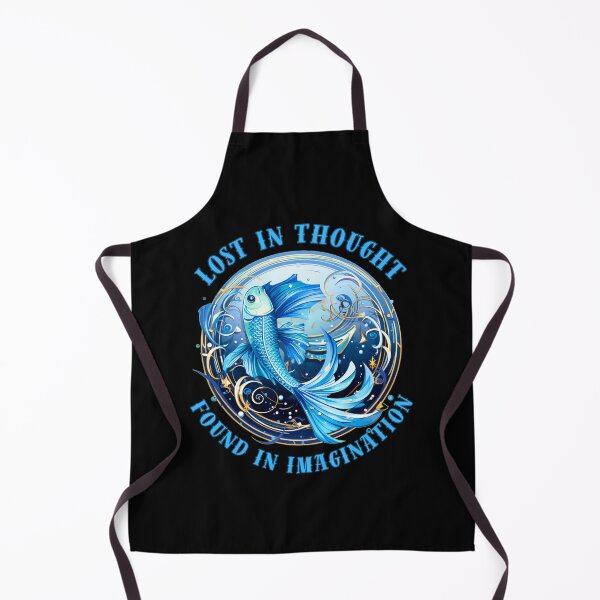 Item preview, Lost In Thought, Found In Imagination. pisces symbol designed and sold by ZodiacWonders.