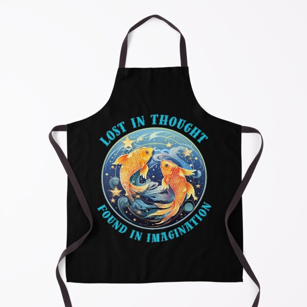 Item preview, Lost In Thought, Found In Imagination. pisces funny designed and sold by ZodiacWonders.