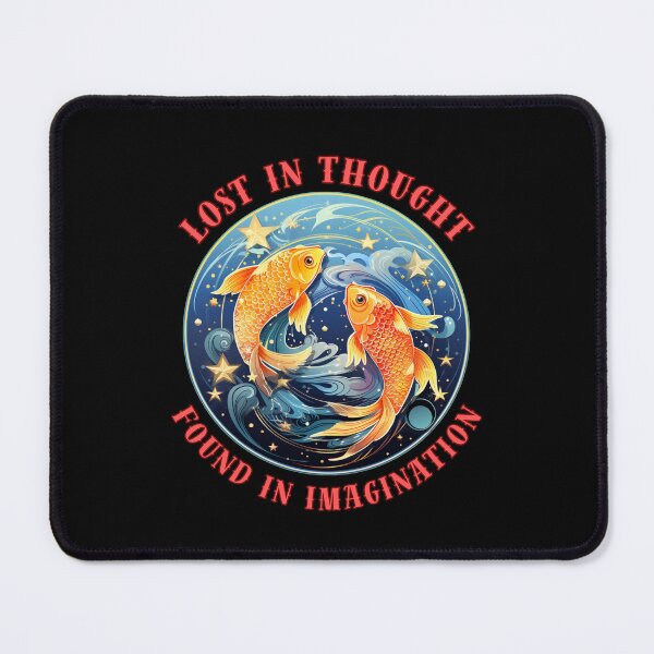 Item preview, Lost In Thought, Found In Imagination. pisces lovers designed and sold by ZodiacWonders.