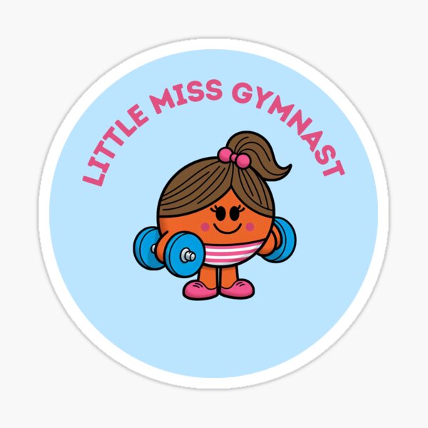 Little Miss Gymnast Sticker