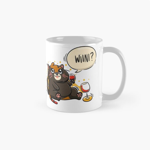 Item preview, cat holding a glass of wine designed and sold by Aleksandra  Marczak.