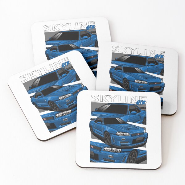 Item preview, Nissan Skyline GTR Blue designed and sold by vektoranda.