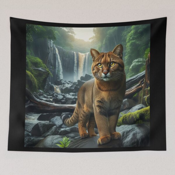 Item preview, Tabby Tango The Orange Cat's Canvas designed and sold by Daniel Dudgeon.
