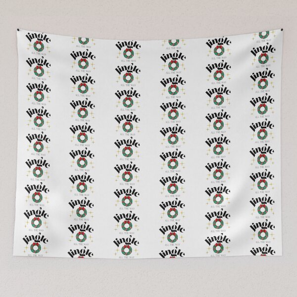 Item preview, Jingle All The Way - cute funny art print pattern design designed and sold by HoneyBlizz.