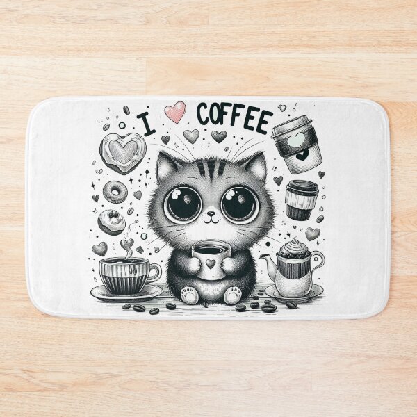 Item preview, Cat Love Coffees designed and sold by VANWANSHOP.