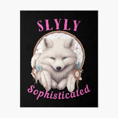 Item preview, Slyly Sophisticated. cool fox designed and sold by FoxVibes.