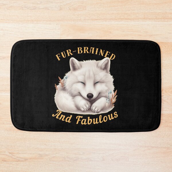 Item preview, Fur-Brained And Fabulous. fox saying designed and sold by FoxVibes.