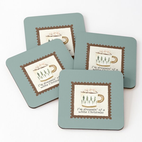 Item preview, white xmas stamp designed and sold by karma-style.