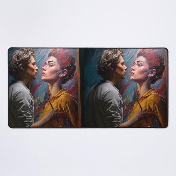 Item preview, Unique Thought Provoking Art Staring Back At Love Oil Painting B180 designed and sold by MPCFICTION.