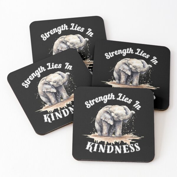 Item preview, Strength Lies In Kindness designed and sold by ElephantVibes.