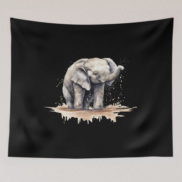 Item preview, Wild Elephant designed and sold by ElephantVibes.