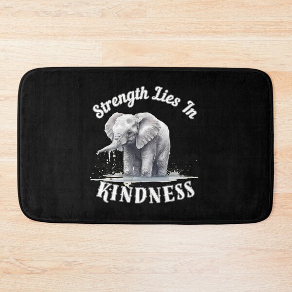Item preview, Strength Lies In Kindness. surreal elephant designed and sold by ElephantVibes.