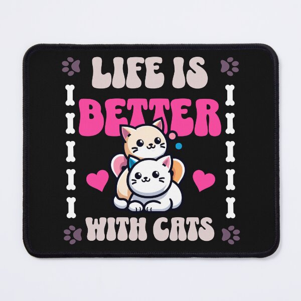 Item preview, Life is better with cats designed and sold by IdeasDream.