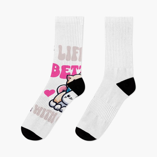Item preview, Life is better with cats designed and sold by IdeasDream.