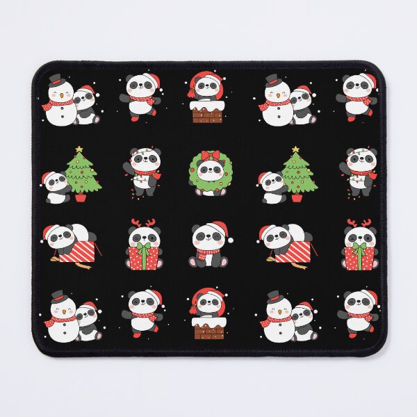Item preview, Cute Christmas Pandas Set - Xmas Gift designed and sold by patternjp.