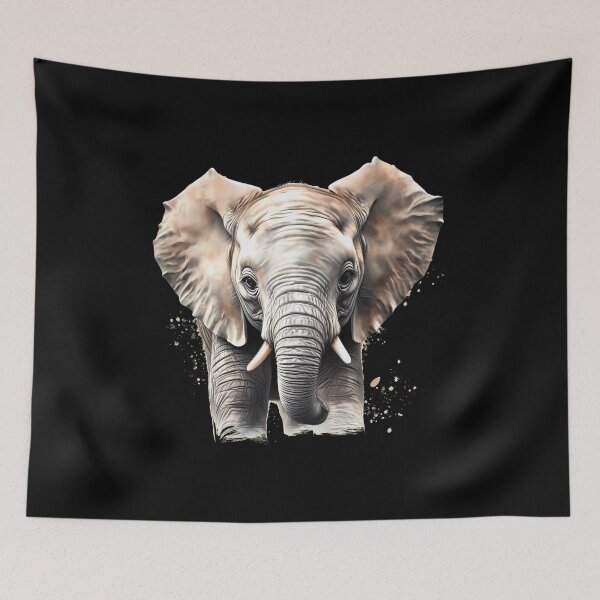 Item preview, Wild Elephant designed and sold by ElephantVibes.