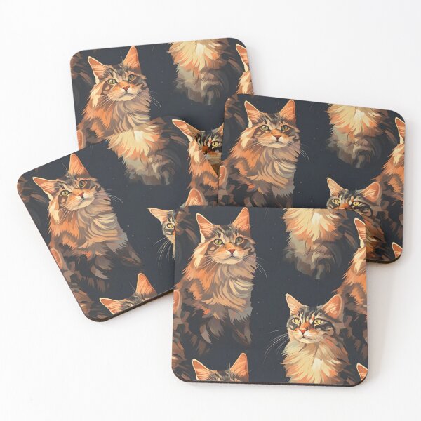 Item preview, Cats 1 Maine Coon 13 designed and sold by DigitalPatternx.