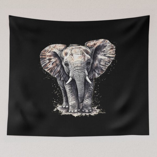 Item preview, Wild Elephant designed and sold by ElephantVibes.