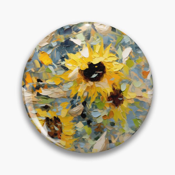 Item preview, Scattered sunflower petals and seeds 2 - Impressionist Floral Pattern designed and sold by HAL2501.