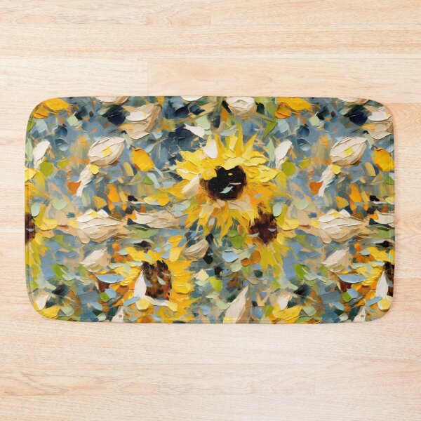 Item preview, Scattered sunflower petals and seeds 2 - Impressionist Floral Pattern designed and sold by HAL2501.