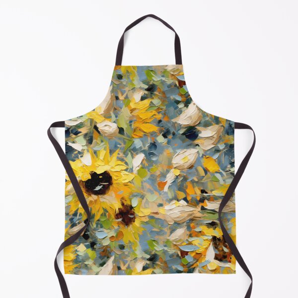 Item preview, Scattered sunflower petals and seeds 2 - Impressionist Floral Pattern designed and sold by HAL2501.