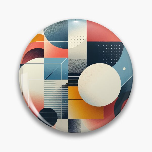Item preview, Vibrant Geometry - Modern Abstract Art Collage designed and sold by LeviCraftGV.