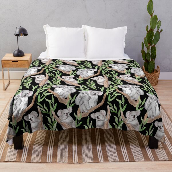 Item preview, Mother and Baby Koalas, Eucalyptus Trees, Pattern, Australian designed and sold by Jaydee001.