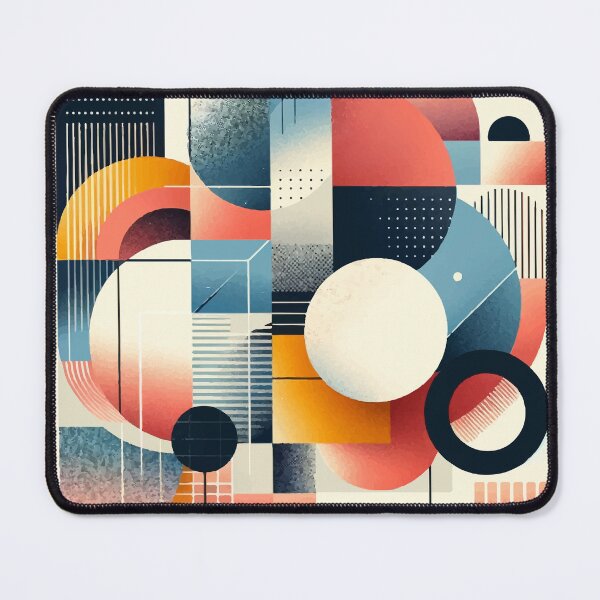 Item preview, Vibrant Geometry - Modern Abstract Art Collage designed and sold by LeviCraftGV.