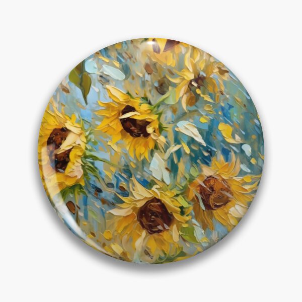 Item preview, Scattered sunflower petals and seeds 3 - Impressionist Floral Pattern designed and sold by HAL2501.